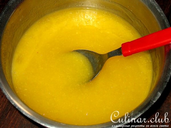 Абрикосовый торт с кремом из пахты