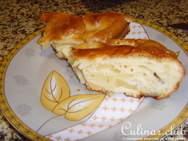 Шарлотка со сливками