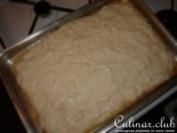 Пирог с курицей в сметане