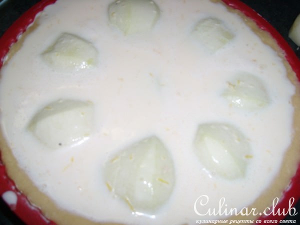 Пирог эльзасский с яблоками