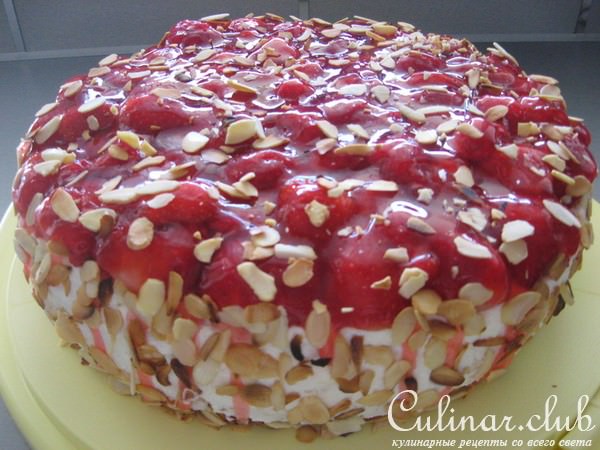 Торт "Клубника в сливках"