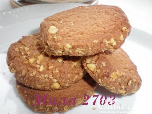 Печенье с молочным шоколадом