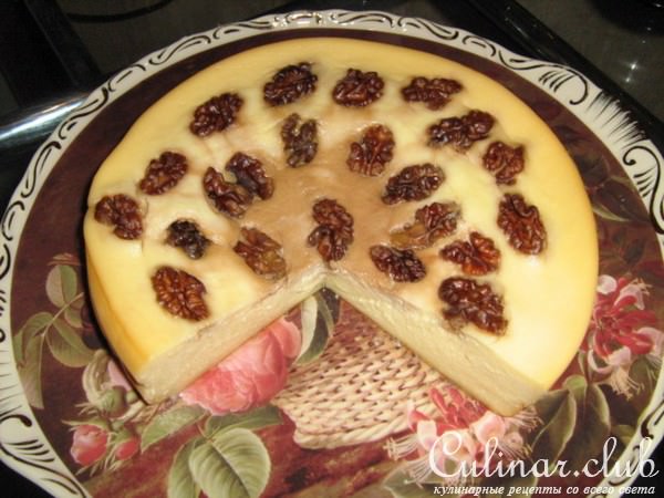 Запеканка со сгущенкой и орехами (мульти)
