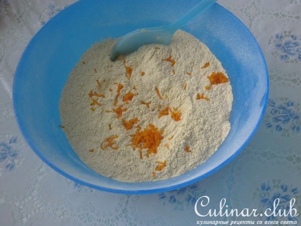 Фруктовая галета с кукурузной мукой