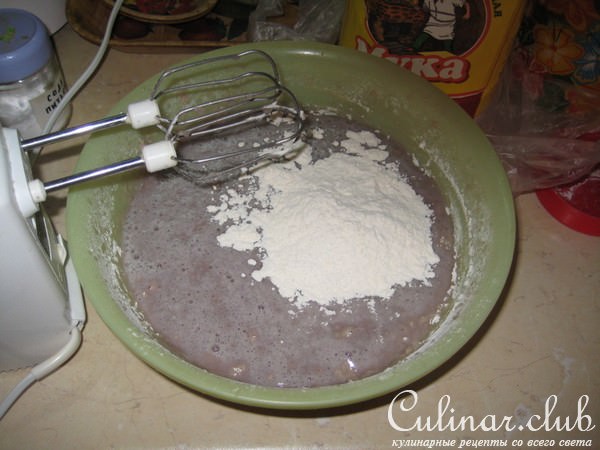 Медовый пирог с начинкой (постный)