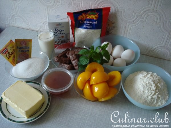 Кекс с кокосом