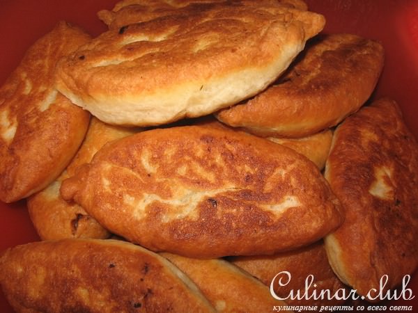 Жареные пирожки с ливером