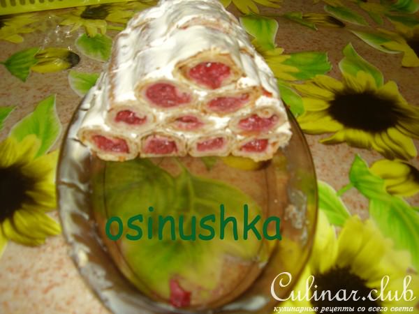 блинчики с вишней