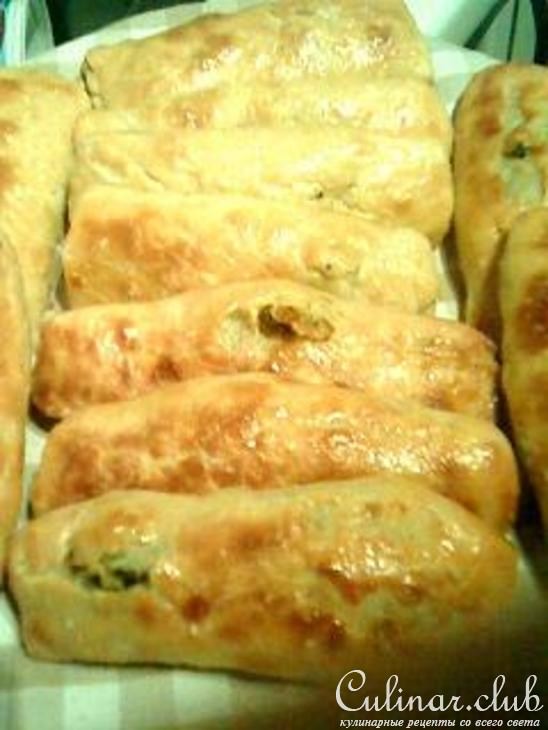 Пирожки со шпинатом и белым сыром (Ыспанклы почалар)