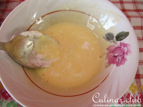 Творожная запеканка с рисовыми хлопьями и яблоком