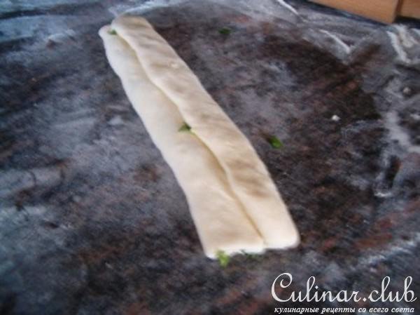 Хлебцы с чесноком и петрушкой