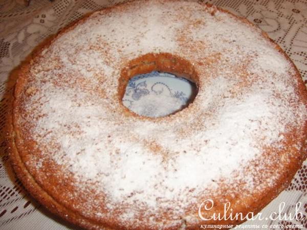 Банановый кекс с грецкими орехами