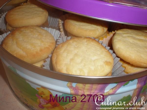 Песочное печенье со сливочным сыром