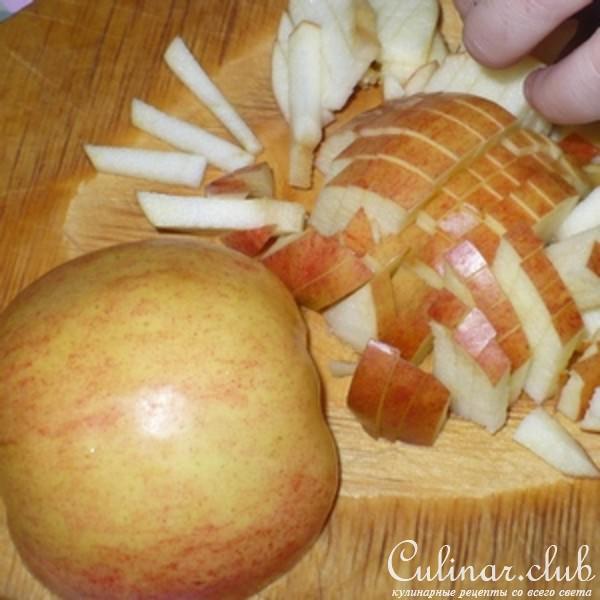 Яблочно-творожные треугольнички