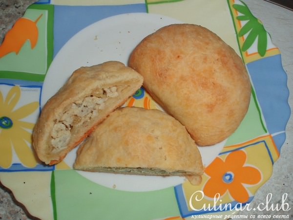 рассыпчатые пирожки с яичной начинкой