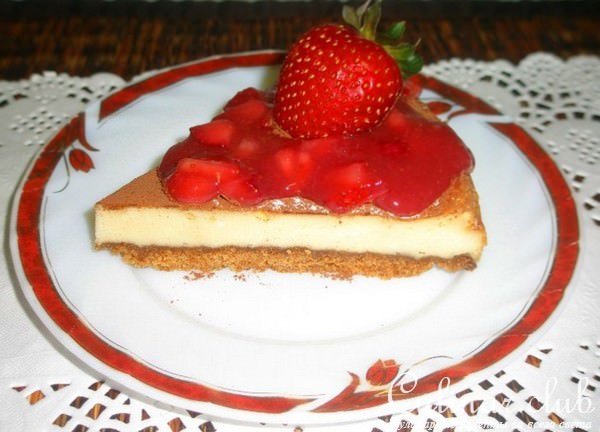 Чизкейк с клубничкой