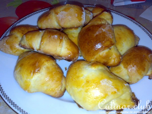 Рогалики с шоколадом