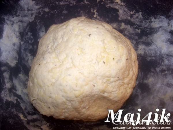 Сырные рогалики с сыром и беконом