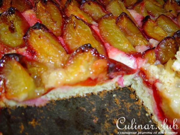 Кухен со сливами-Pflaumenstreuselkuchen.