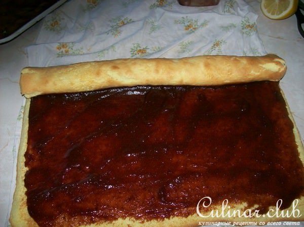 Апельсиновый рулет