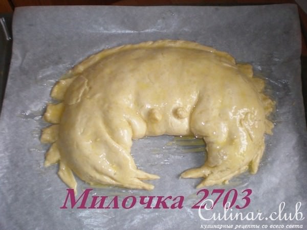 Рыбный пирог «КРАБ»