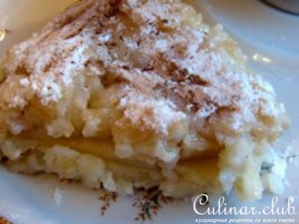 Рисовая шарлотка