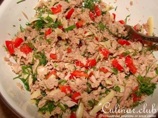 Закусочные пирожки с тунцом