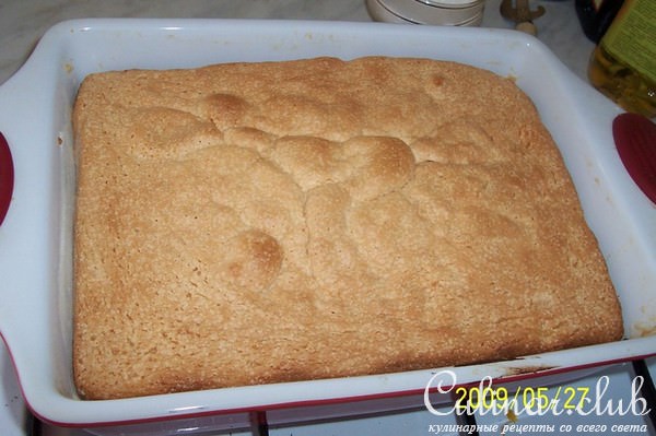Банановая шарлотка