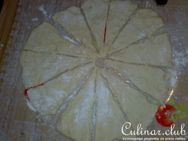 Рогалики с шоколадом