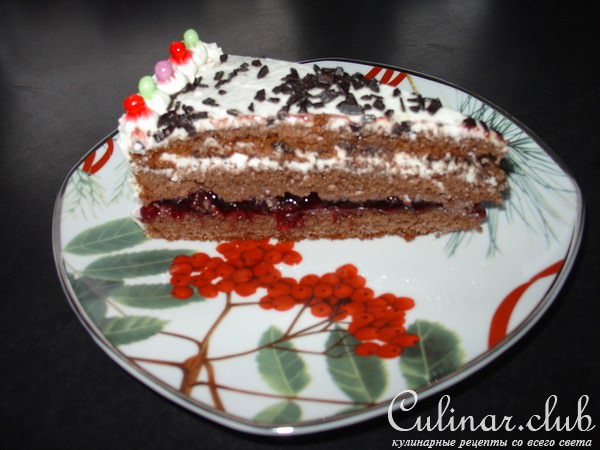 Брусничный торт (Preiselbeer Torte)