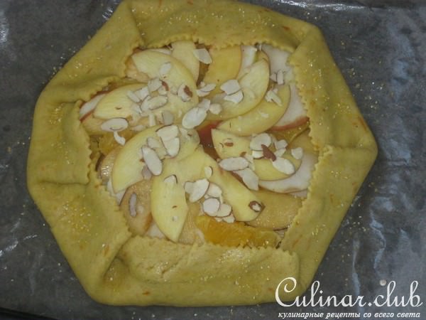 Фруктовая галета с кукурузной мукой