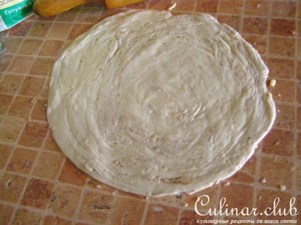 Лепешки с грибами и сыром