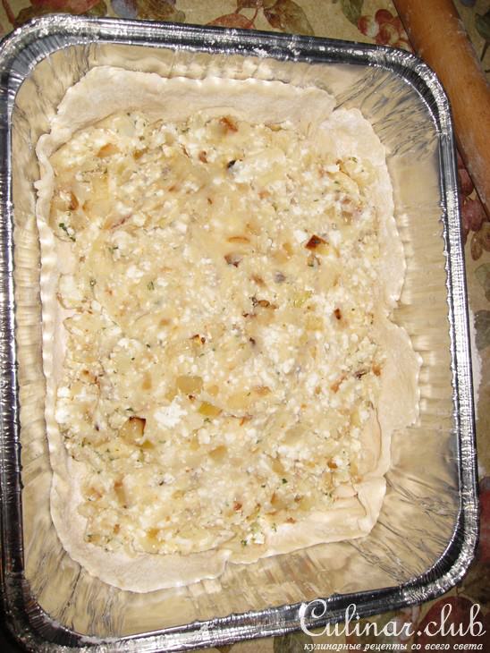 Пирог с брынзой и картошкой