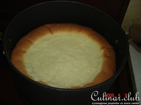 бисквит в кастрюле(вариант)