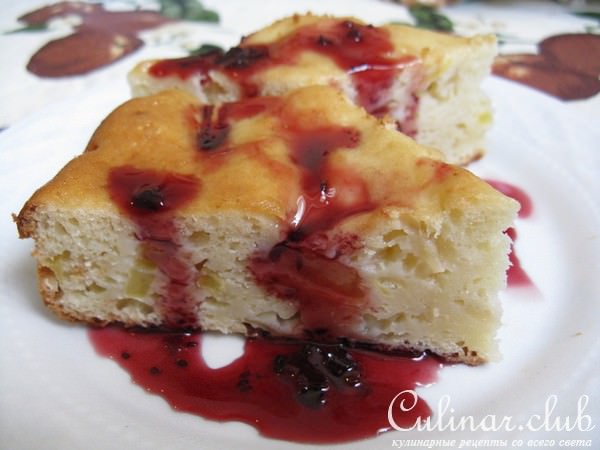 Пирог яблочный-вкуснейший и простейший.