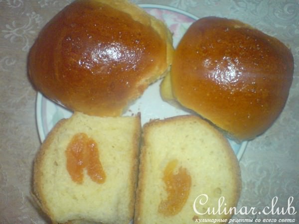 Булочки с курагой
