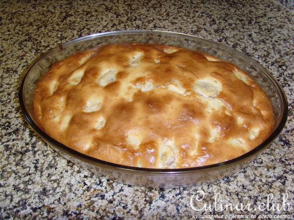 Шарлотка со сливками
