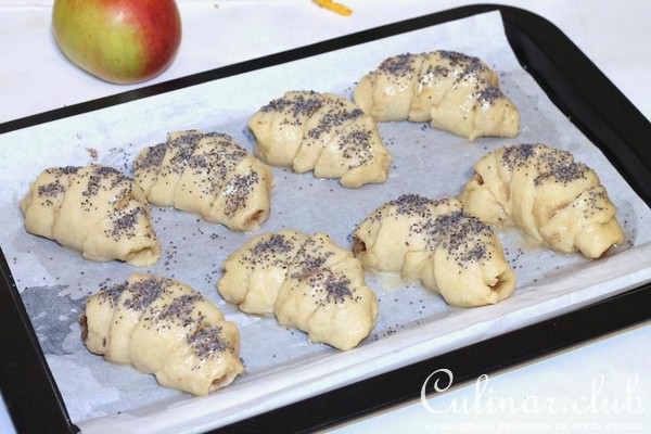 Яблочная улитка с маком
