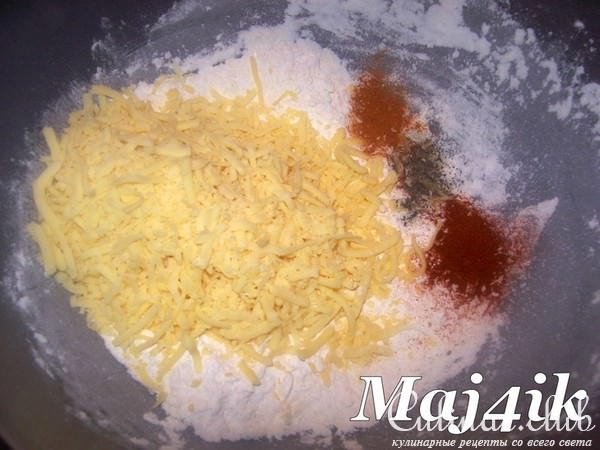 Закуска "Сырные треугольнички с маком"