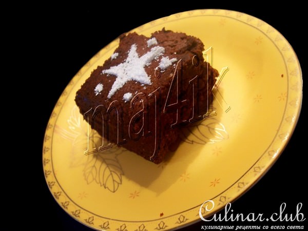 Брауни с шоколадом и орехами