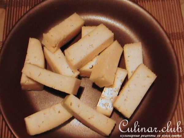 Яблоки с сыром в тесте