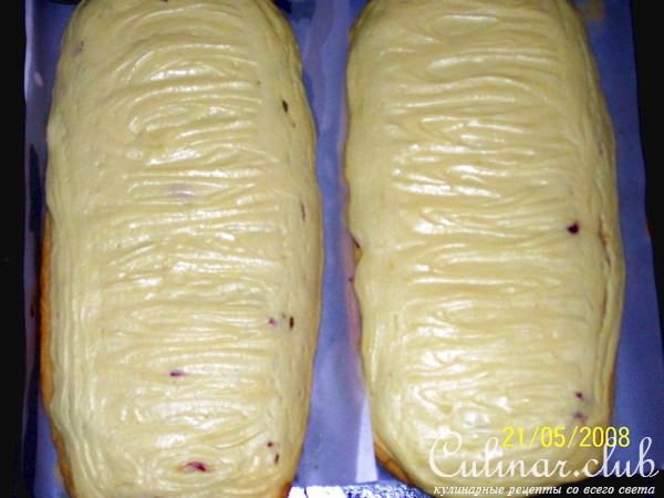 Песочные полоски с творогом