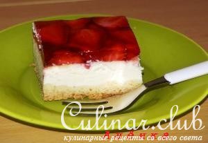      (Erdbeere-Ksekuchen)