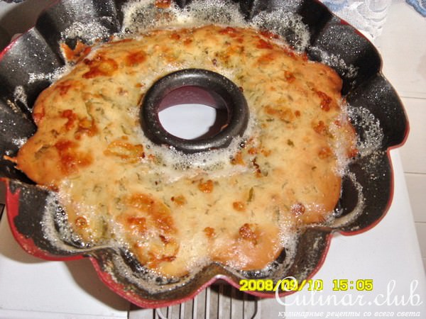 Сырный кекс