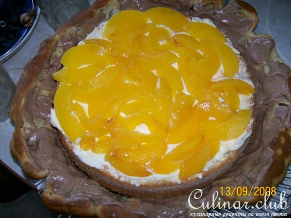 торт "Корзинка с грибами"