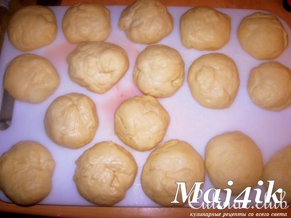 Сладкие сдобные булочки с начинкой "Нежнее нежного"