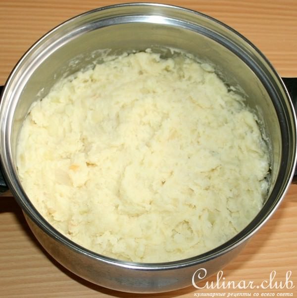 Картофельные лепешки со шпинатно-сырной начинкой