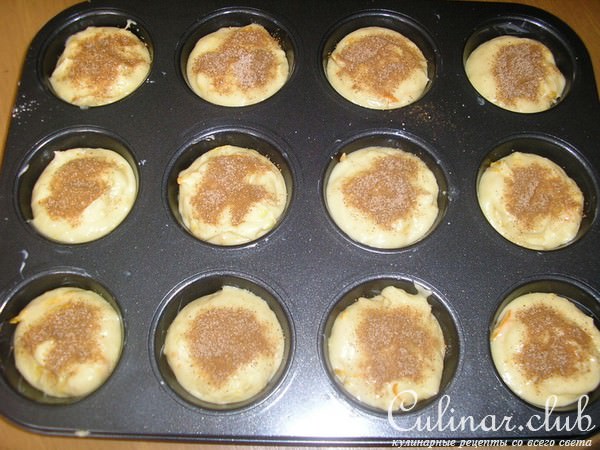 Апельсиновые маффины с корицей