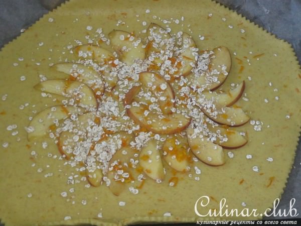 Фруктовая галета с кукурузной мукой