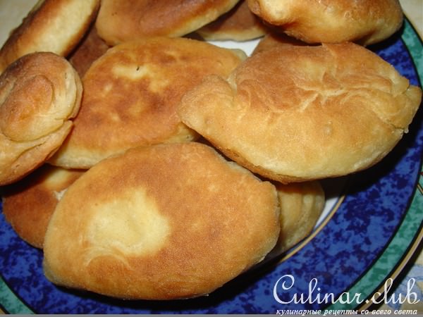 Пирожки с картошкой и жареным луком (вариант).